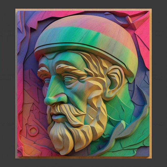 نموذج ثلاثي الأبعاد لآلة CNC 3D Art 